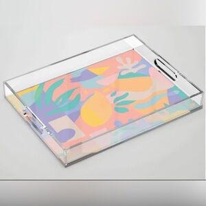 New Society6 Abstract Acrylic Tray